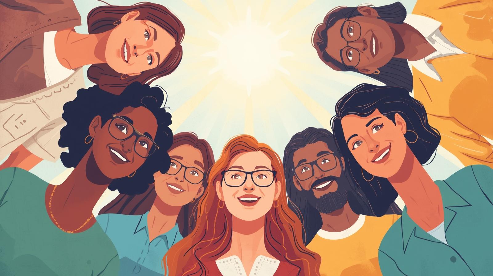 ahc - about us page Several People Seated In A Meeting Space